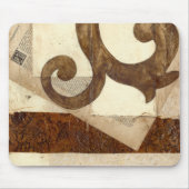 Vintages Zeitungsklettern Mousepad (Vorne)