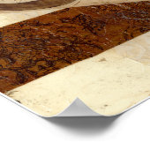 Vintages Zeitungsklettern Poster (Ecke)