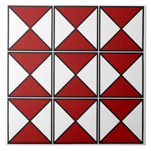 Vintages Zement-Muster Fliese (Vorderseite)