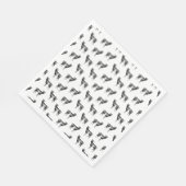 Vintages Ziegenmuster Muster KUSTOM HINTERGRUNDFAR Serviette (Ecke)