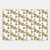 Vintages Ziermuster Geschenkpapier Set (Vorderseite)