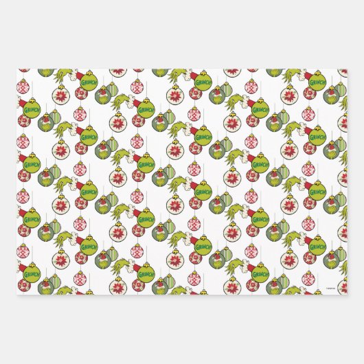 Vintages Ziermuster Geschenkpapier Set (Vorderseite)