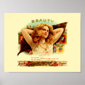 Vintages Zigar-Etikett Poster (Vorne)