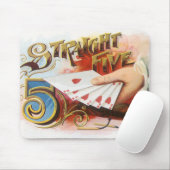 Vintages Zigar Label Kunst, Dichtung und Musik Mousepad (Mit Mouse)