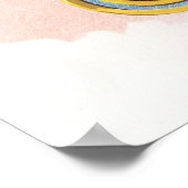 Vintages Zigar Label Kunst, Dichtung und Musik Poster (Ecke)