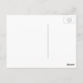 Vintages Zigar Label Kunst, Dichtung und Musik Postkarte (Rückseite)