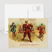 Vintages Zigarrenfeld-Etikett Postkarte (Vorne/Hinten)