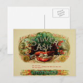 Vintages Zigarrenfeld Etikett Postkarte 65 (Vorne/Hinten)