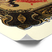 Vintages Zigarrenlabel Art, Bank Note Money Financ Poster (Ecke)