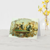 Vintages Zigarrenlabel Kunst, Kletterfreunde Billa Karte (Gelbe Blume)