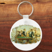 Vintages Zigarrenlabel Kunst, Kletterfreunde Billa Schlüsselanhänger (Rückseite)