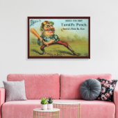 Vintages Zigarrenlabel, Tansill-Tansill-Punch im S Leinwanddruck (Insitu (Wohnzimmer))