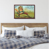 Vintages Zigarrenlabel, Tansill-Tansill-Punch im S Leinwanddruck (Insitu (Schlafzimmer))