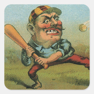 Vintages Zigarrenlabel, Tansill-Tansill-Punch im S Quadratischer Aufkleber