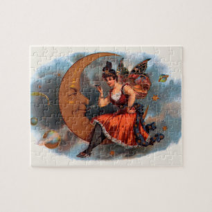 Vintages Zigarrensiegel Kunst, Viktorianische Märc Puzzle
