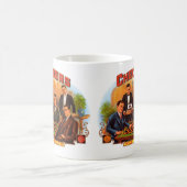 Vintages Zigarrenzeichen Kunst, Schachbrett Milde  Kaffeetasse (Mittel)