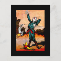 Vintages Zinn-Woodman und Scarecrow