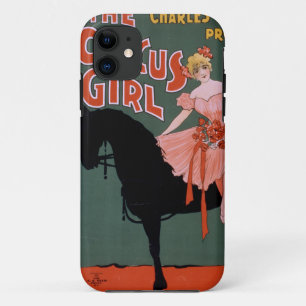 Vintages Zirkus-Plakat des weiblichen Akrobaten Case-Mate iPhone Hülle