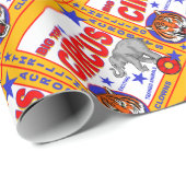 Vintages Zirkus-Plakat Geschenkpapier (Rolleneckpunkt)