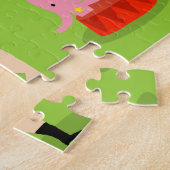 Vintages Zirkus-Puzzlespiel Puzzle (Seite)