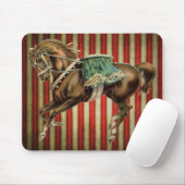 Vintages Zirkuspferd Mousepad (Mit Mouse)