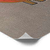 Vintages Zirkusposter der fünf Brüder Poster (Ecke)