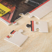 Vintages Zirkusposter eines Affentrainers Puzzle (Seite)