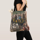 Vintages Zirkusposter eines Affentrainers Tasche (Von Nahem)