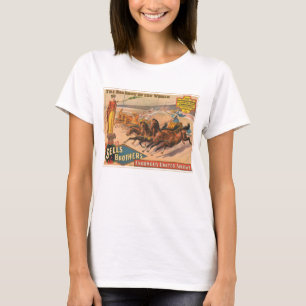 Vintages Zirkusposter eines römischen Chariot-Renn T-Shirt