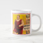 Vintages Zirkusposter von Arthur, dem Kolossalskid Jumbo-Tasse (Rechts)