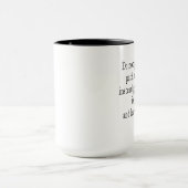 Vintages Zitat der Inspiration Tasse (Zentrum)