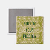 Vintages Zitat-Magnet Magnet (Vorderseite/Rückseite)