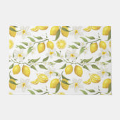 Vintages Zitronenbaummuster Fußmatte (Vorderseite)