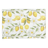 Vintages Zitronenbaummuster Kissenbezug (Vorderseite-Rechts)