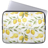 Vintages Zitronenbaummuster Laptopschutzhülle (Vorderseite)