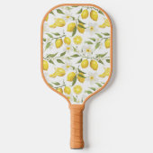 Vintages Zitronenbaummuster Pickleball Schläger (Vorderseite)