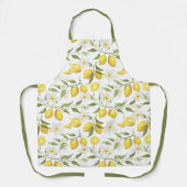 Vintages Zitronenbaummuster Schürze (Vorderseite)