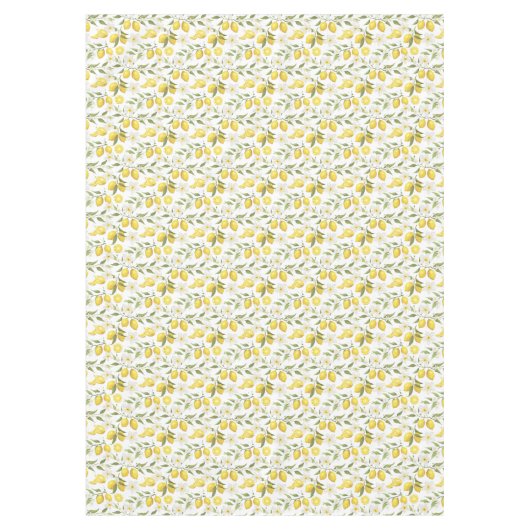 Vintages Zitronenbaummuster Tischdecke (Vorderseite)