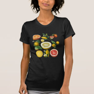 Vintages Zitrusfrüchtedesign T-Shirt