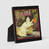 Vintages Zitrusfrüchteetikett Angora Fotoplatte (Vorderseite)