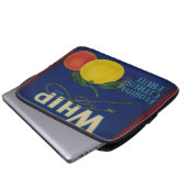 Vintages Zitrusfrüchteetikett Laptopschutzhülle (Vorne Knopf)