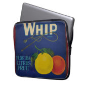 Vintages Zitrusfrüchteetikett Laptopschutzhülle (Vorderseite Links)