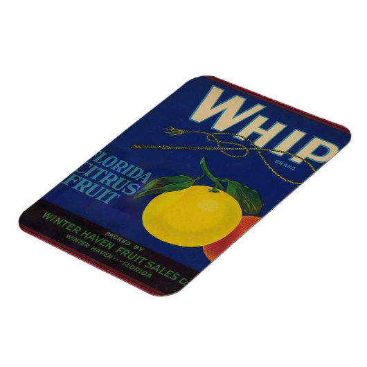 Vintages Zitrusfrüchteetikett Magnet (Linke Seite)