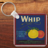 Vintages Zitrusfrüchteetikett Schlüsselanhänger (Vorderseite)