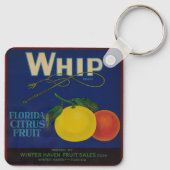 Vintages Zitrusfrüchteetikett Schlüsselanhänger (Rückseite)