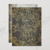 Vintages Zodiac Postkarte (Vorne/Hinten)