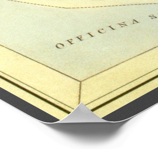 Vintages Zodiak, Astrologie Aquarius-Sternbild Poster (Ecke)