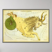 Vintages Zodiak, Astrologie Kornkonstellation Poster (Vorne)