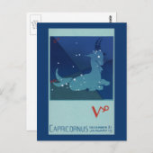 Vintages Zodiak, Astrologie Kornkonstellation Postkarte (Vorne/Hinten)