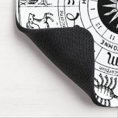 Vintages Zodiakrad Mousepad (Ecke)
